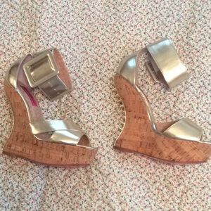 Betsey Johnson Morggann Cork Heels
